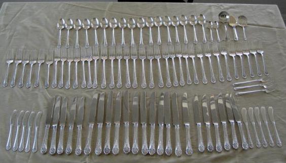Towle Royal Windsor Sterling Silver Set 1935 93 PCS
